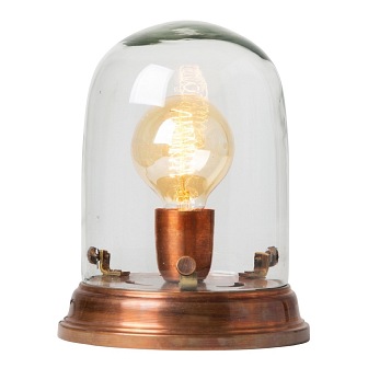 Surowa lampa industrialna Edison miedź
